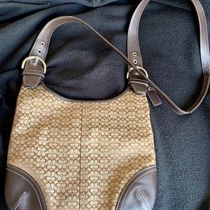 PERFECT CONDITION COACH OVER THE SHOULDER BAG